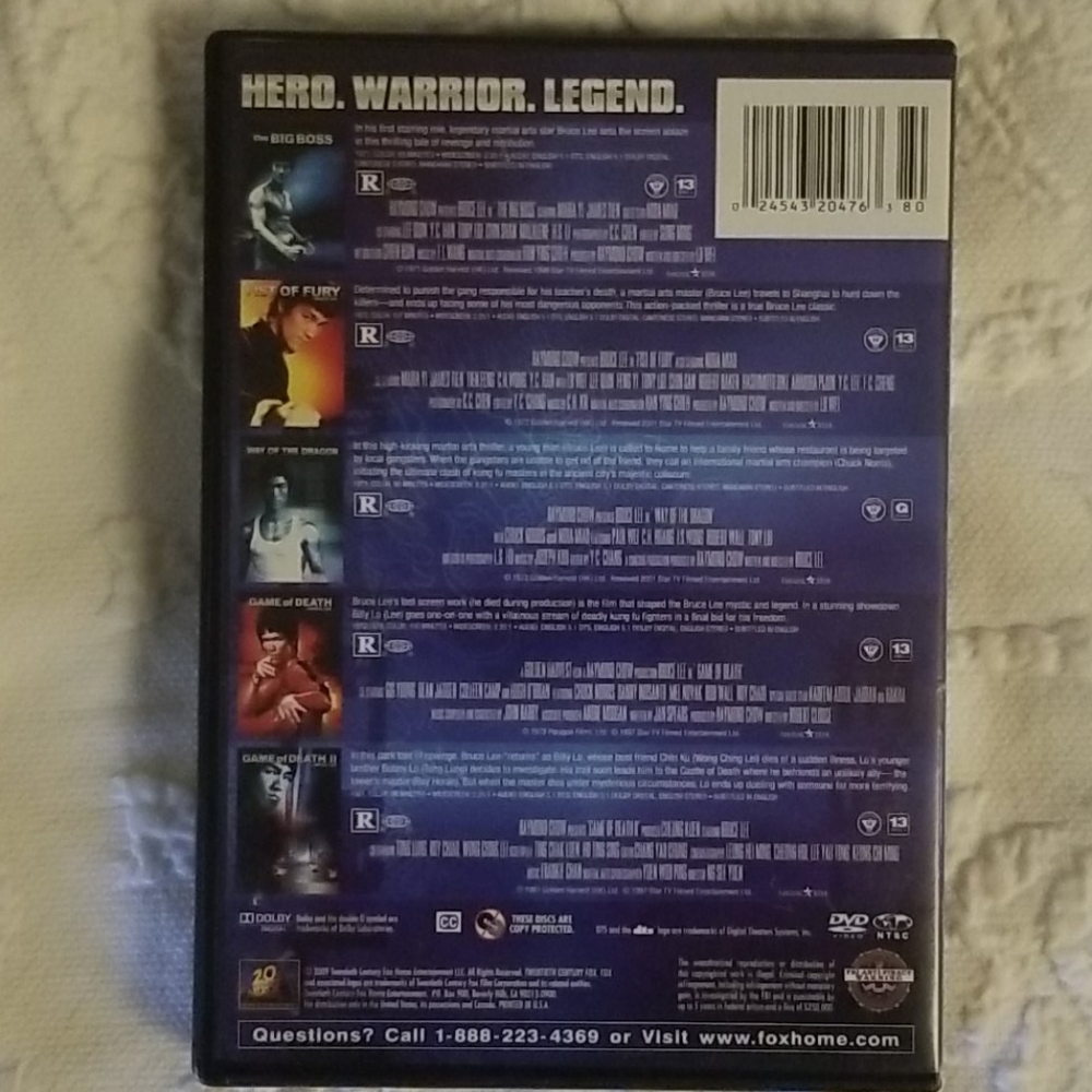 Bruce Lee Ultimate Collection DVD - Picture 2 of 3